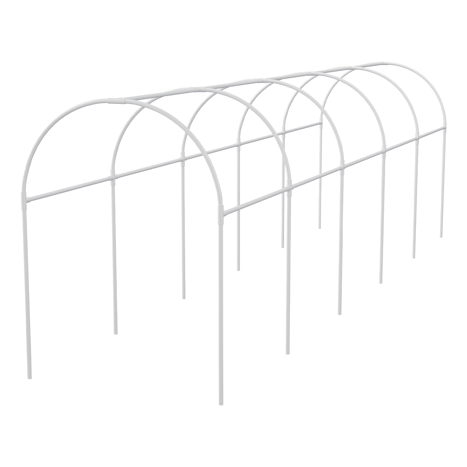 Каркас парника пластиковый 300 х 110 х 120 см, дуга D 20 мм, белый Palisad