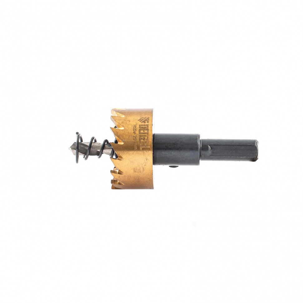 Коронка по металлу HSS, 29 мм, нитридтитановое покрытие Denzel