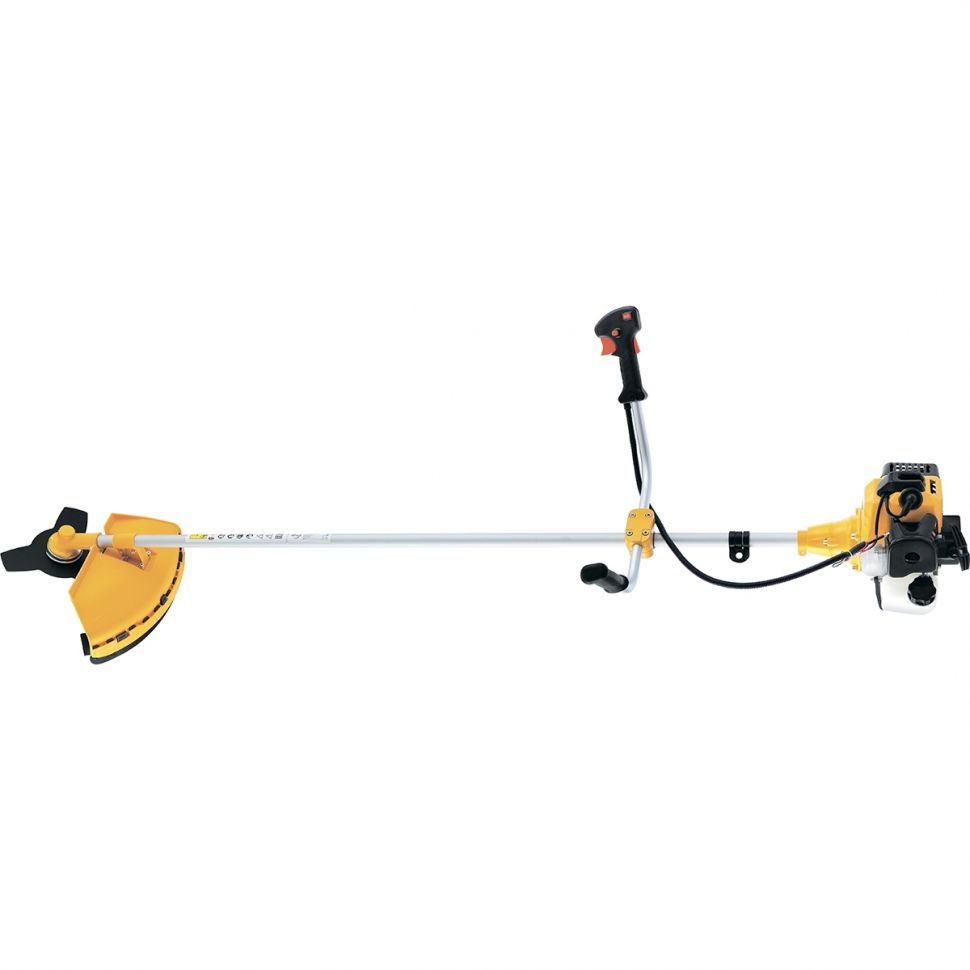 Триммер бензиновый GT-430, состоит из 2 частей, 1.3 кВт, 42.7 куб.см, в комплекте диск и катушка Denzel