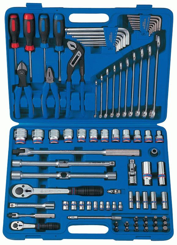 Набор инструментов универсальный, 85 предметов KING TONY 7085MR