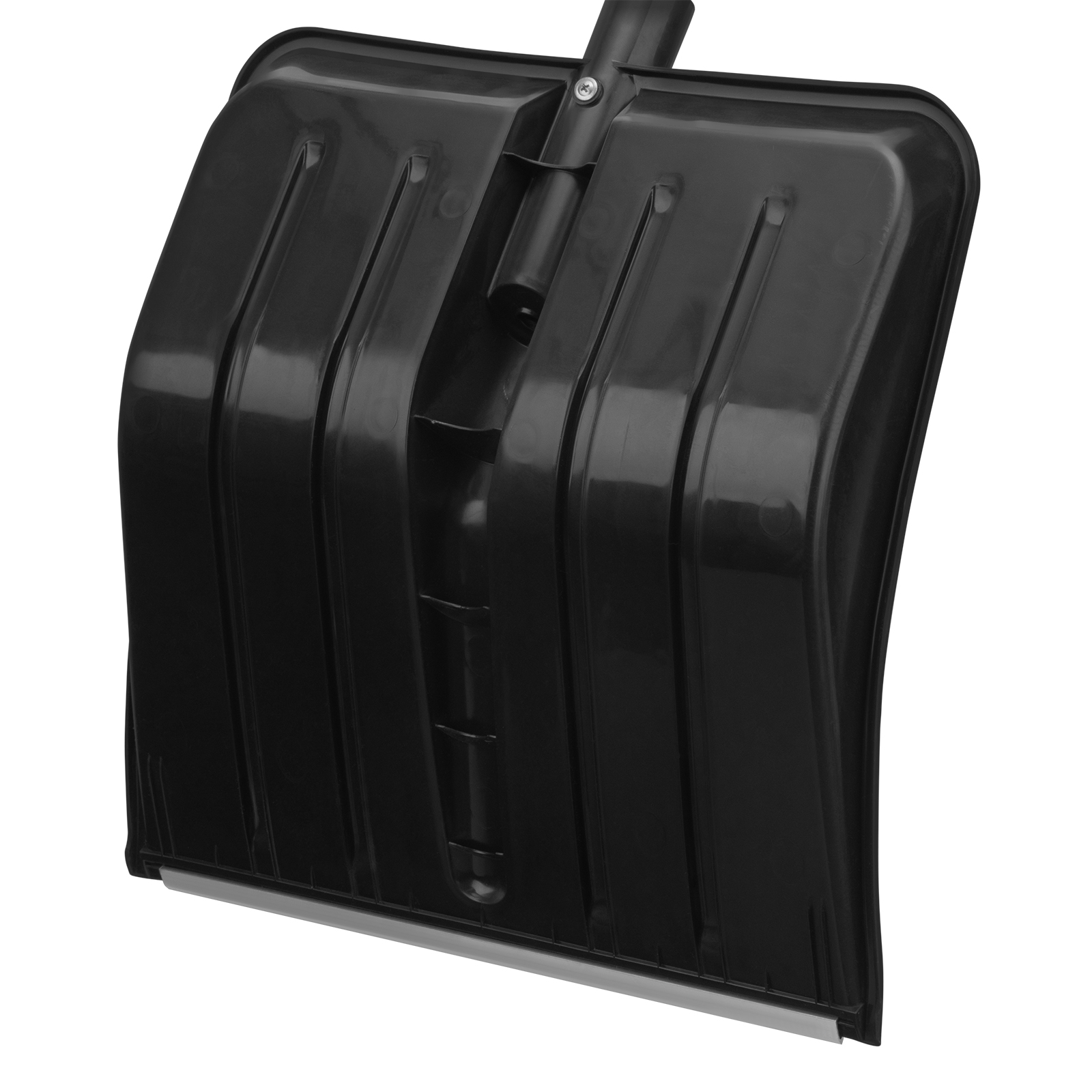 Лопата для уборки снега, полипропилен, 405х410х1470 мм, деревянный черенок