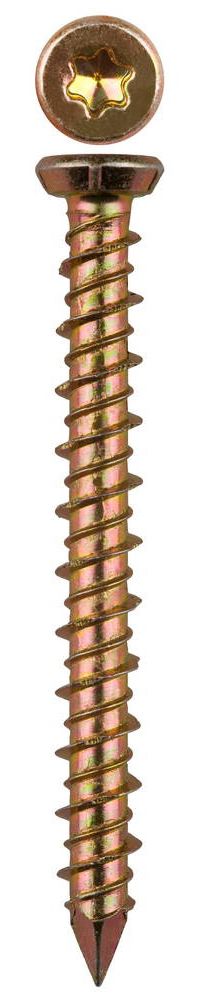 Шурупы ШБ-Х по бетону, 72 х 7.5 мм, 4 шт, хроматированные, ЗУБР Профессионал