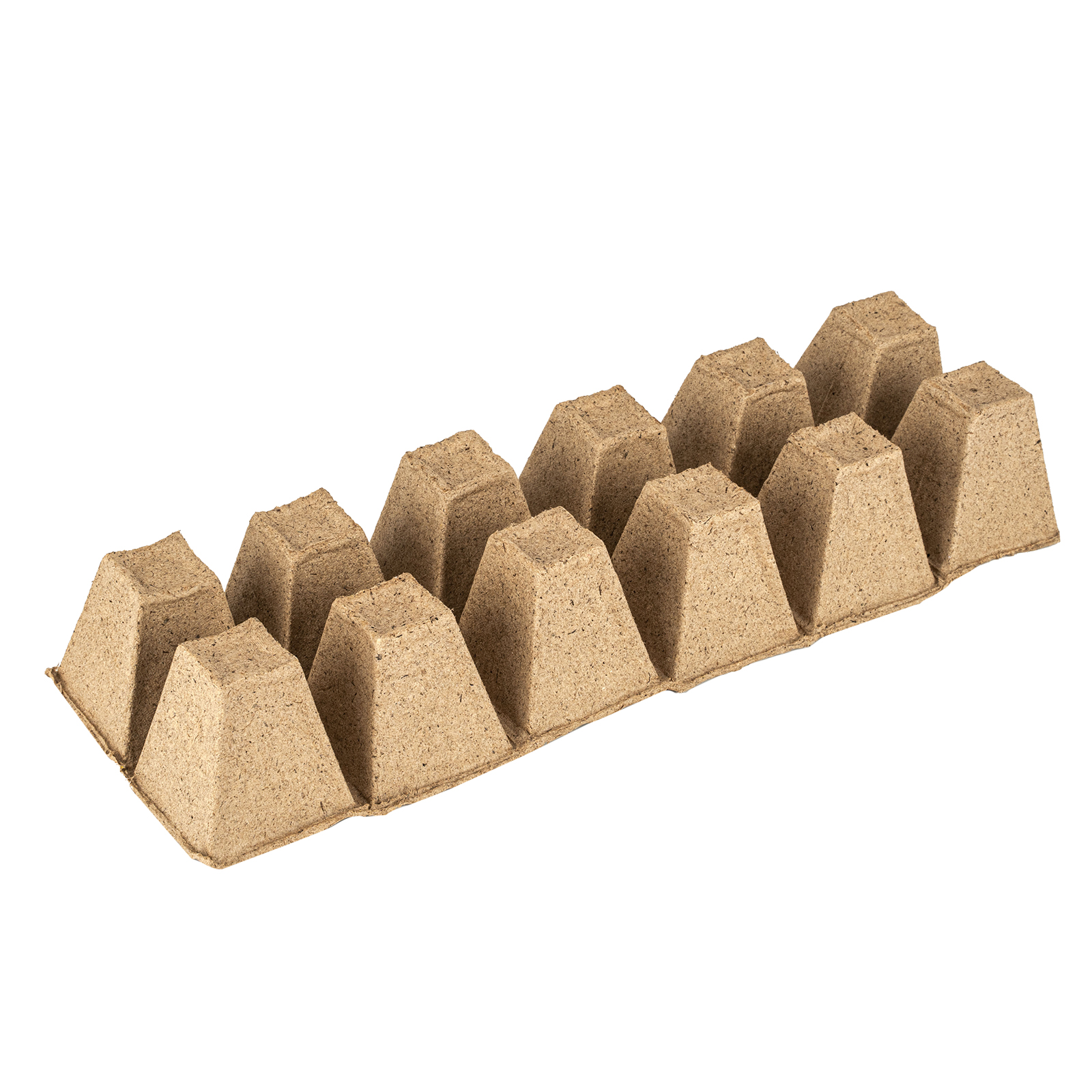 Кассета для рассады, 310 х 100 х 50 мм, 12 ячеек, торфяная, 3 шт,