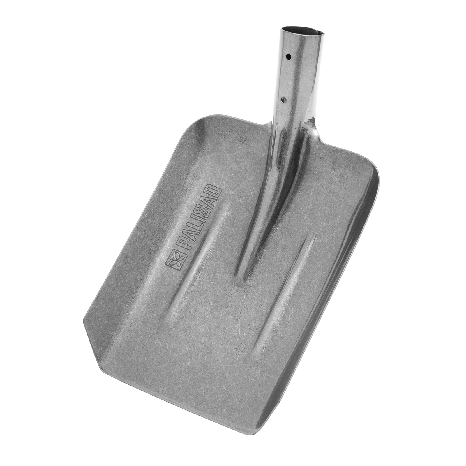 Лопата совковая, 230х275, ребра жесткости, рессорная сталь, 0,9 кг, без черенка, LUXE// Palisad