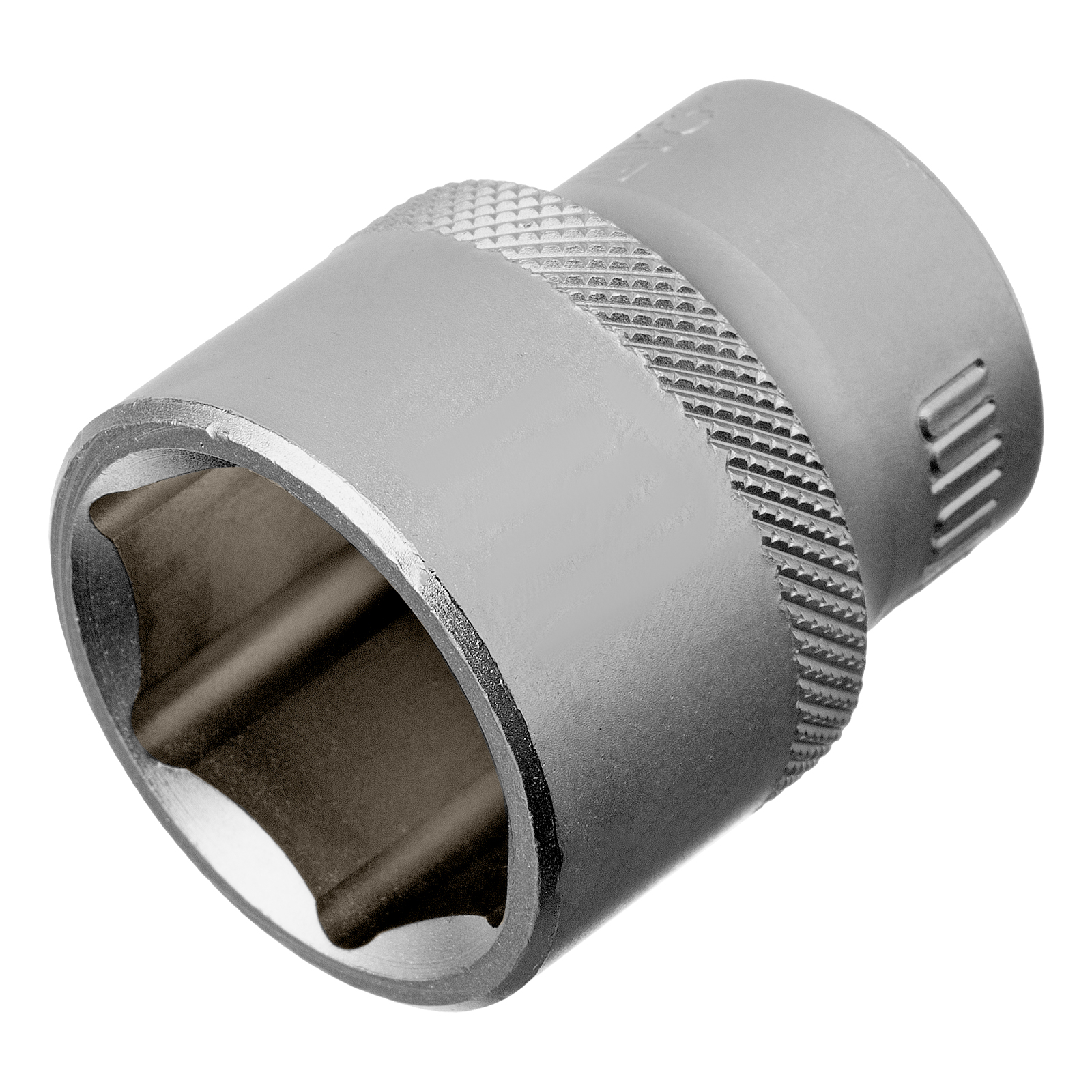 Головка торцевая, 23 мм, шестигранная, CrV, под квадрат 1/2 Stels