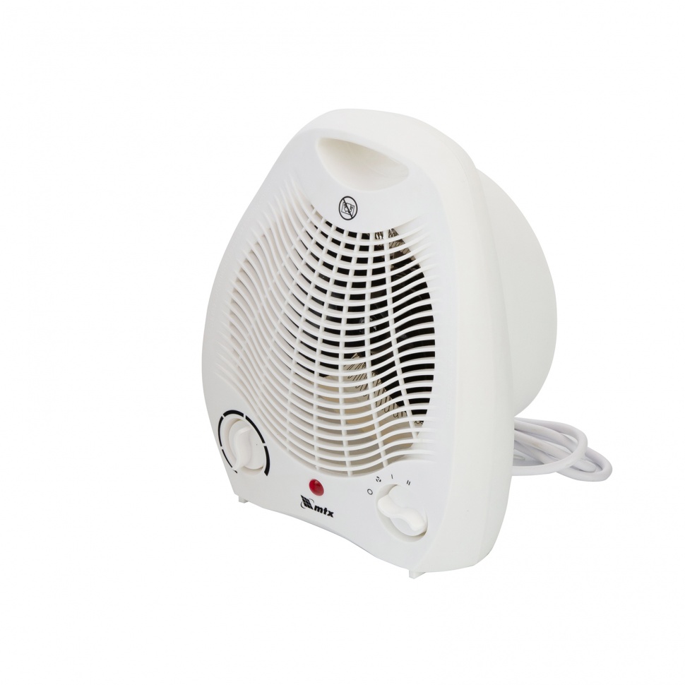 Тепловентилятор электрический, спиральный FHS-2000, 3 режима, вентилятор, нагрев 1000/2000 Вт MTX