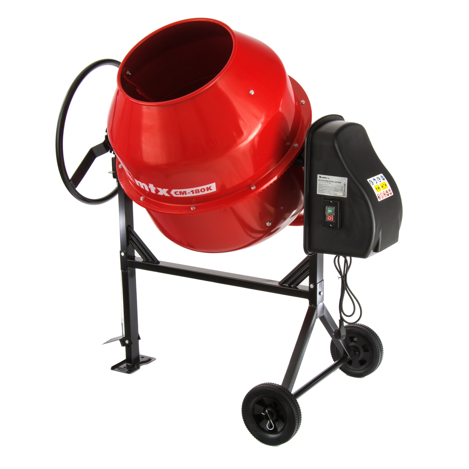 Бетоносмеситель СМ-180K, 180 л, мощность 800 Вт МТХ