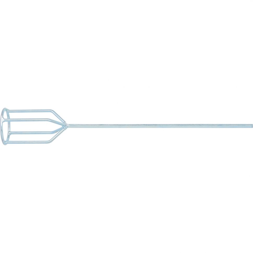 Миксер для гипсовых смесей, 80 х 530 мм, оцинкованный, шестигранный хвостовик 8 мм Matrix