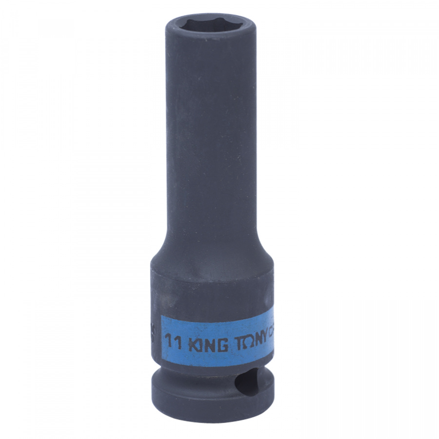Головка торцевая ударная глубокая шестигранная 1/2", 11 мм KING TONY 443511M