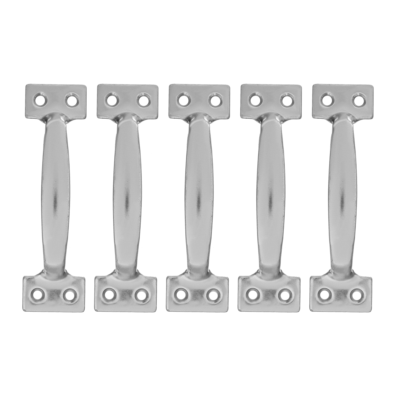 Ручка-скоба РС-120 цельнотянутая, цинк, 5 шт, (Металлист)