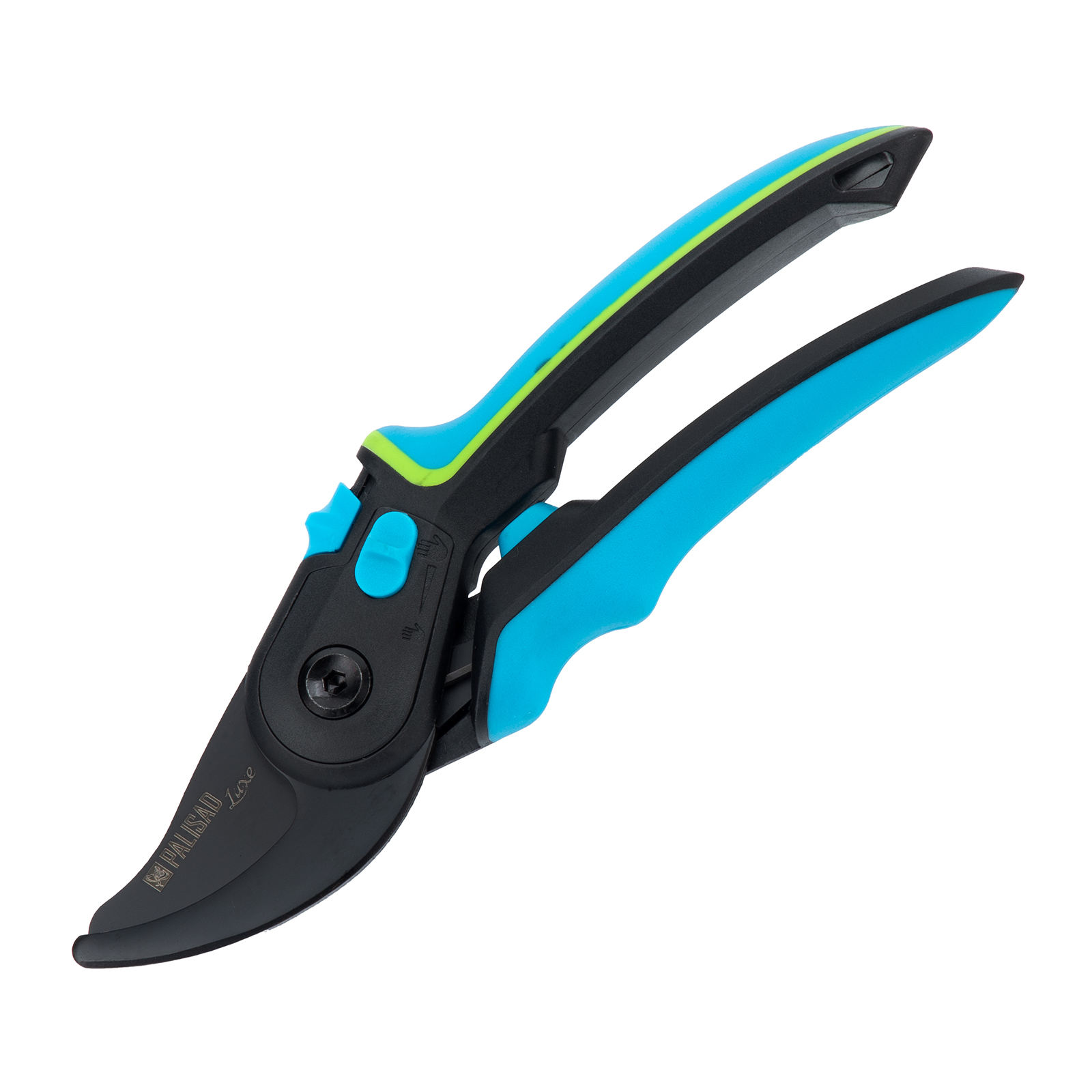 Секатор прямого реза, 225 мм, регулировка захвата, трехкомпонентные рукоятки, LUXE Palisad