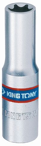 Головка торцевая TORX Е-стандарт 3/8", E12, L = 63 мм KING TONY 327512M