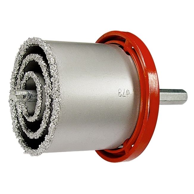 Набор коронок по керамической плитке, 33-53-67-73 мм, шестигранный хвостовик Matrix