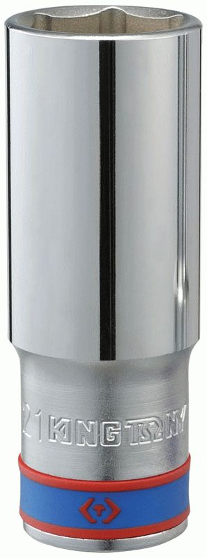 Головка торцевая глубокая шестигранная 1/2", 15 мм KING TONY 423515M