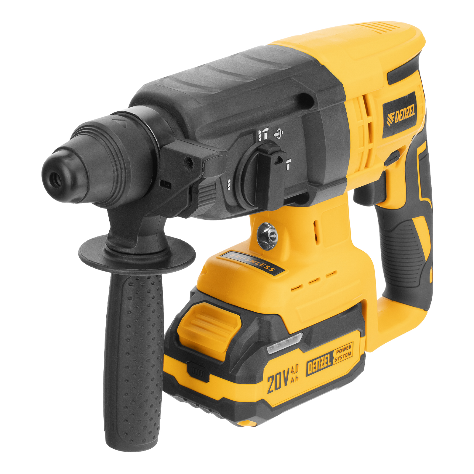 Перфоратор аккумуляторный бесщет. RHH-BL-20-28, 3 Дж, Li-Ion, 20 В// Denzel