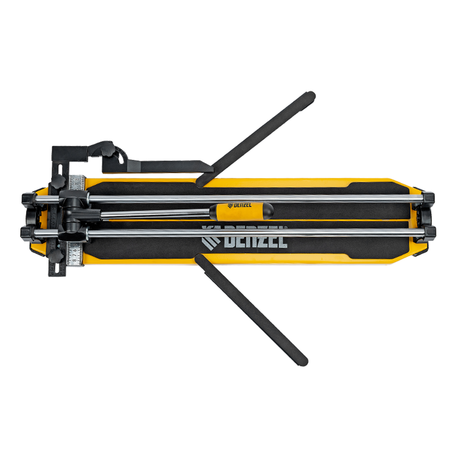 Плиткорез 600х14мм, цельнометал. напр., каретка на подш., стальная станина, рукоятка-пенал Denzel