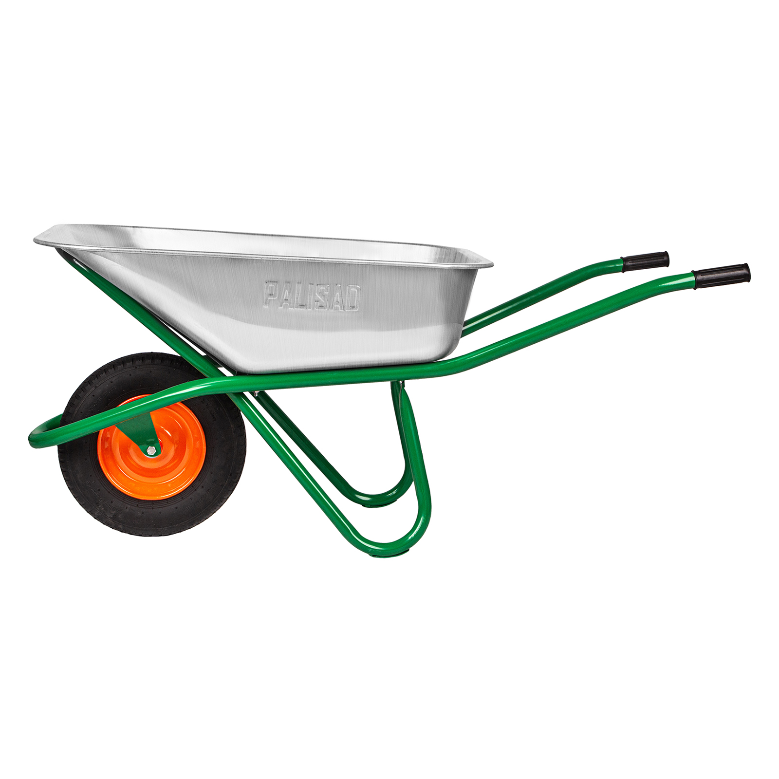 Тачка садово-строительная, усиленная, грузоподъемность 200 кг, объем 90 л Palisad