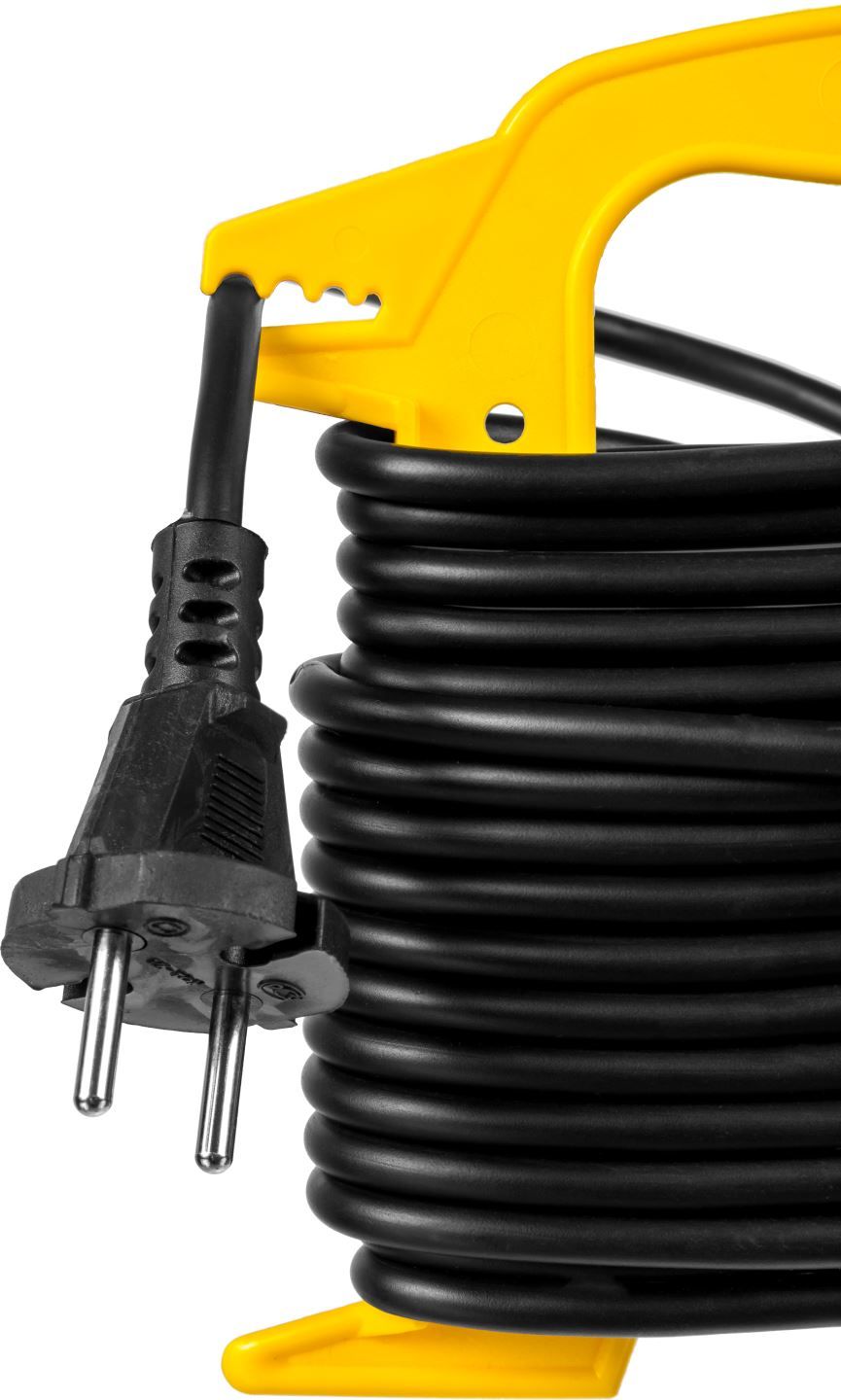 Удлинитель на рамке "MF 207", 15 м, 2200 Вт, 1 гнездо, ПВС 2х0,75 мм2, STAYER