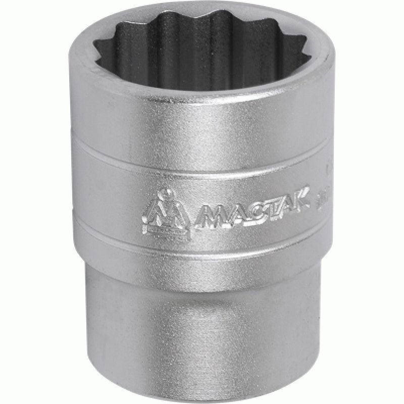 Головка торцевая стандартная двенадцатигранная 1/2", 24 мм МАСТАК 000-42024