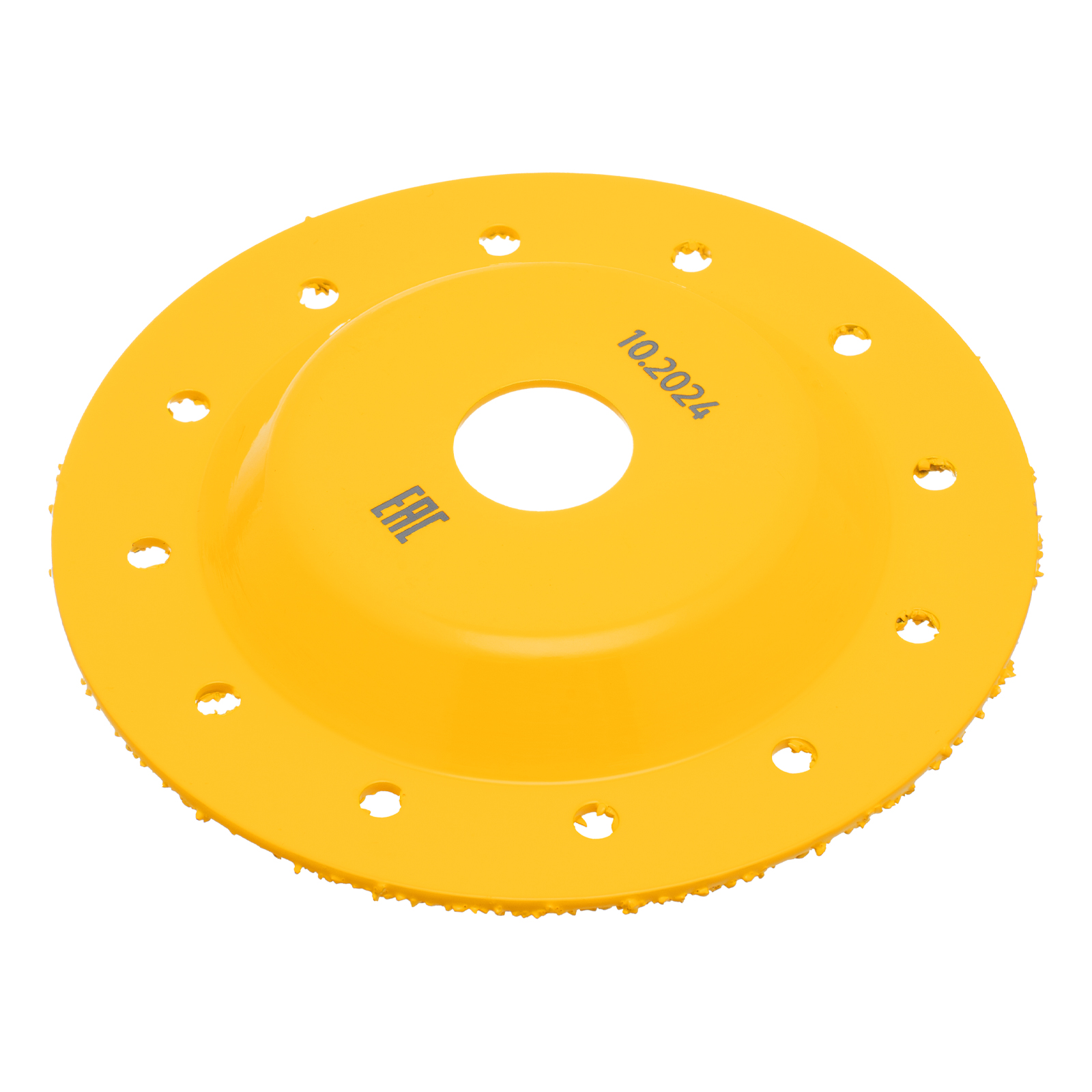 Чашка твёрдосплавная зачистная,125 мм, Плоская, среднее зерно #16// Denzel