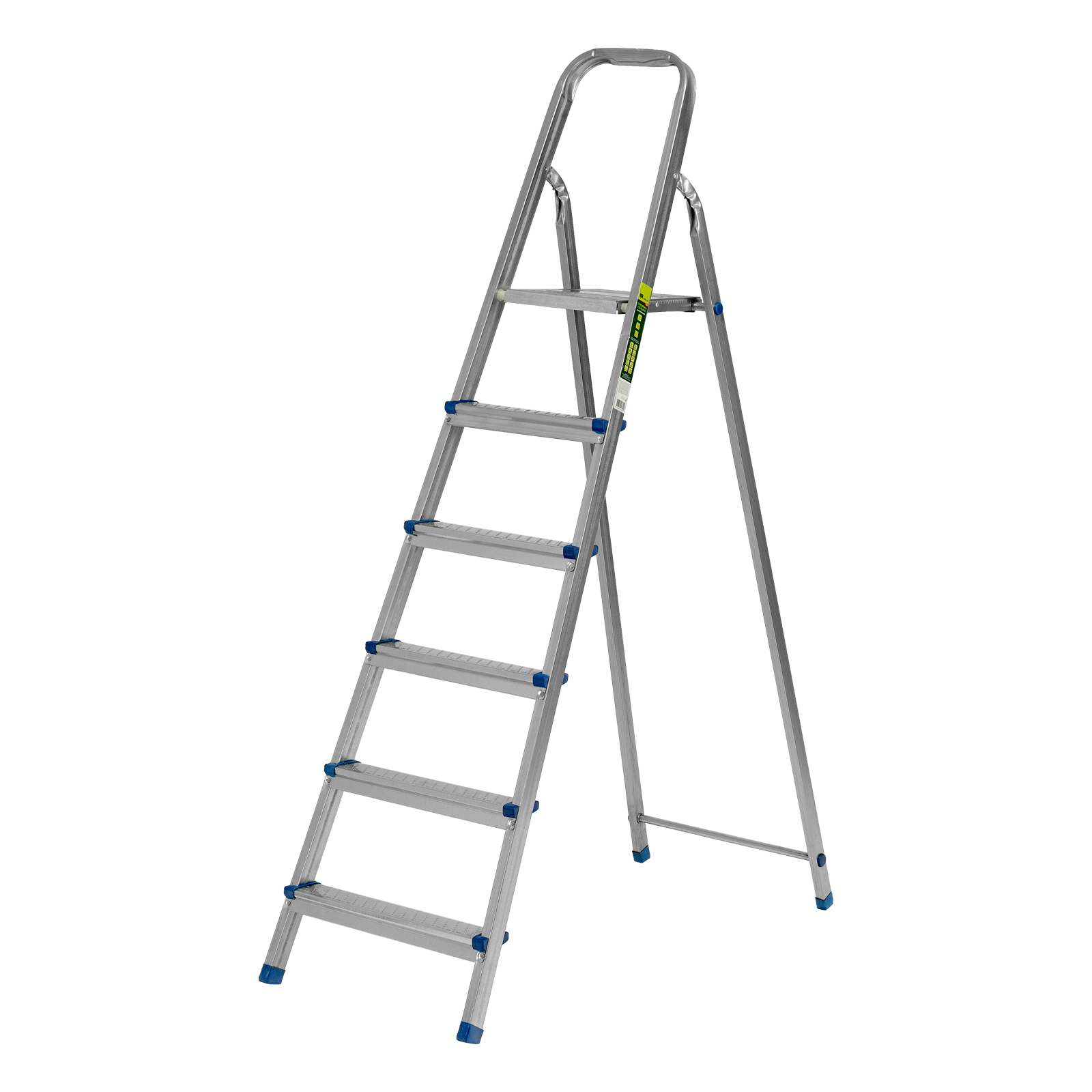 Стремянка, 6 ступеней, стальная, оцинкованная Сибртех