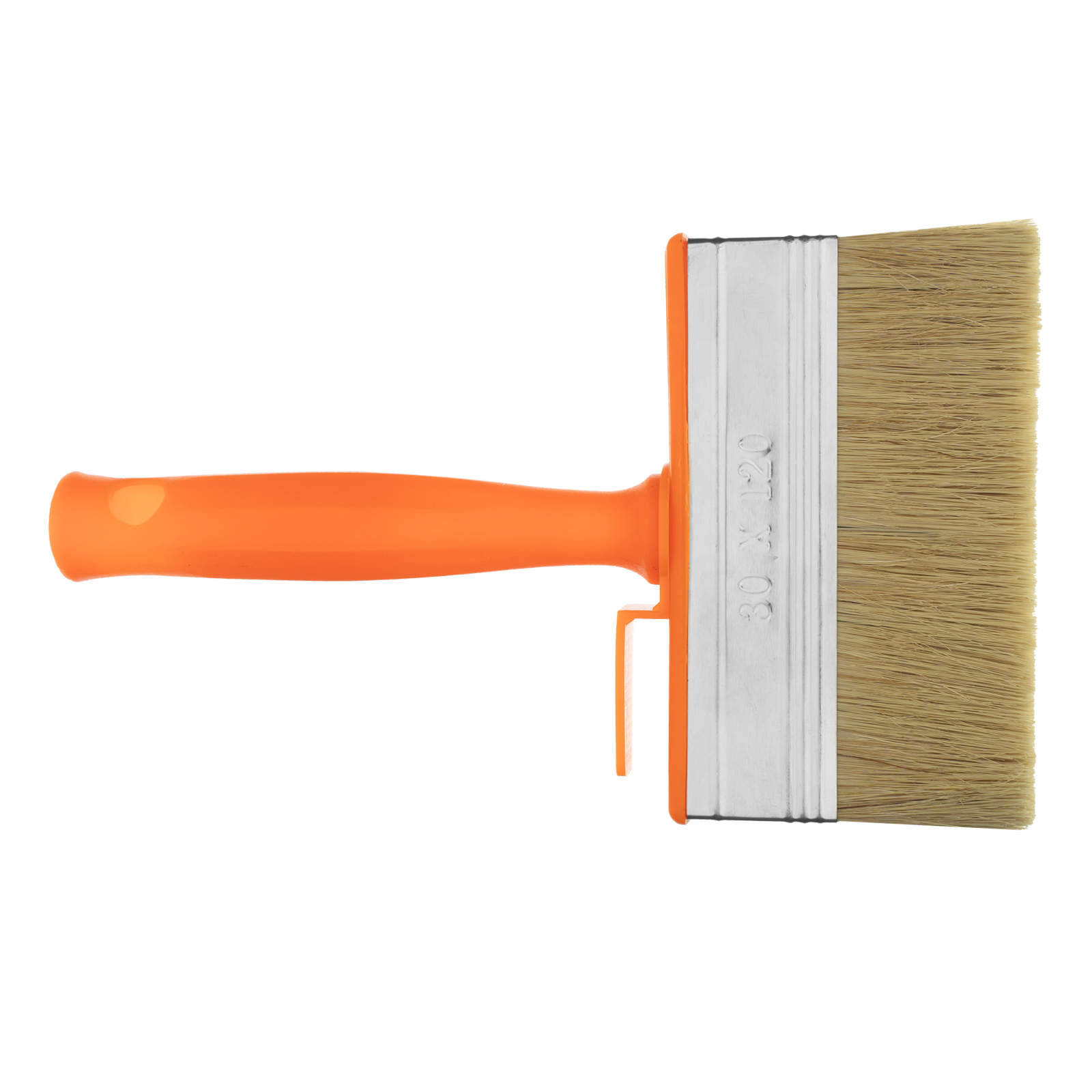 Кисть-ракля, 30х120 мм, натуральная щетина, пластмассовый корпус, пластмассовая ручка Sparta