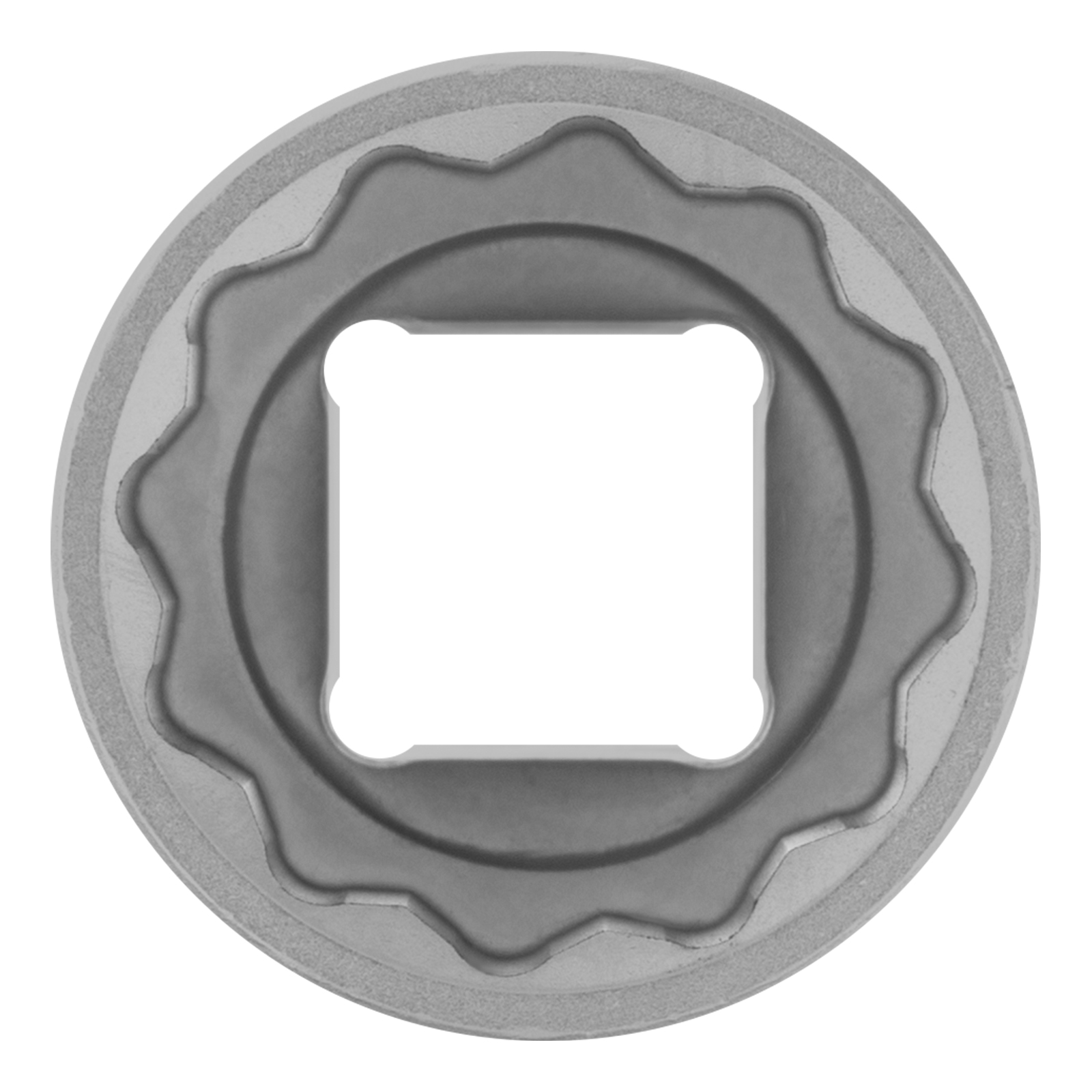 Головка торцевая, 22 мм, двенадцатигранная, CrV, под квадрат 1/2, хромированная Stels