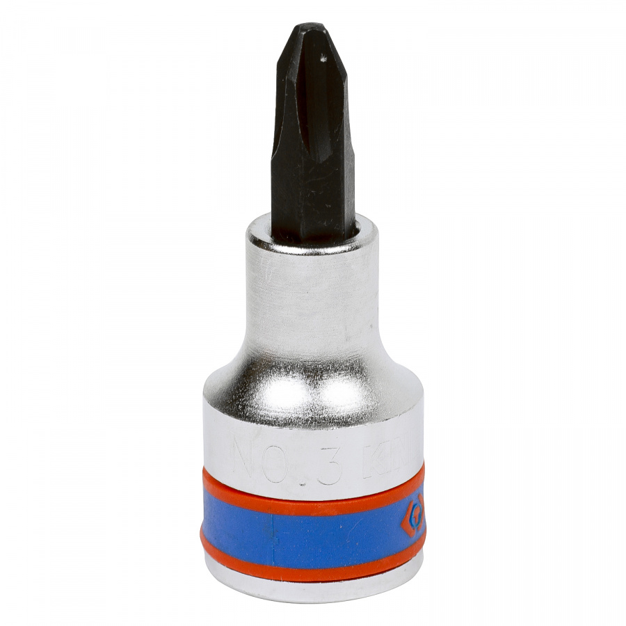 Насадка (бита) торцевая 1/2", Phillips, PH3, L = 60 мм KING TONY 402103