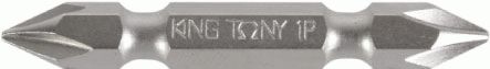 Вставка (бита) торцевая 1/4", Phillips, PH1, L = 100 мм, двусторонняя KING TONY 151001P