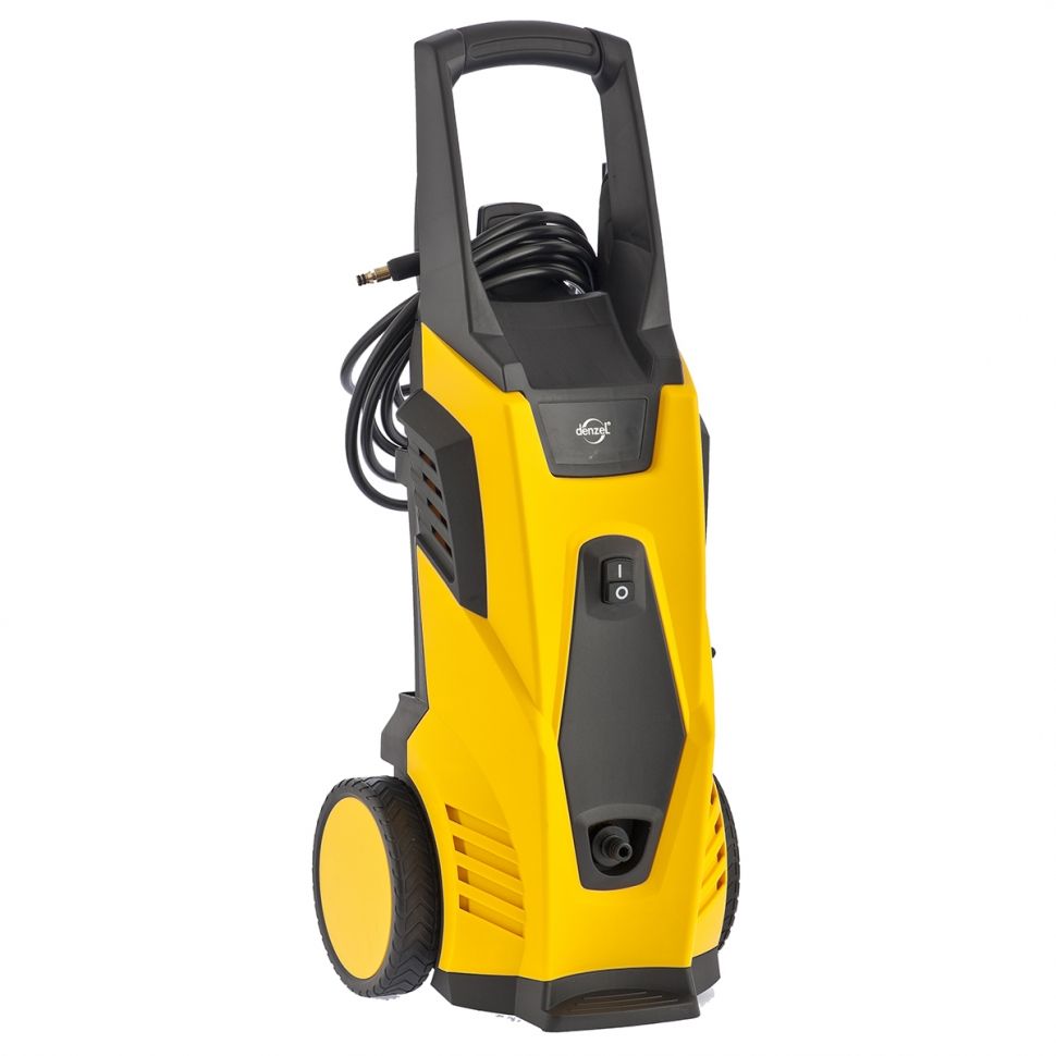 Моечная машина высокого давления HPС-1600,1600 Вт, 125 бар, 5.5 л/мин, колесная Denzel