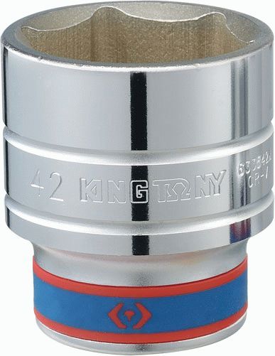 Головка торцевая стандартная шестигранная 3/4", 37 мм KING TONY 633537M