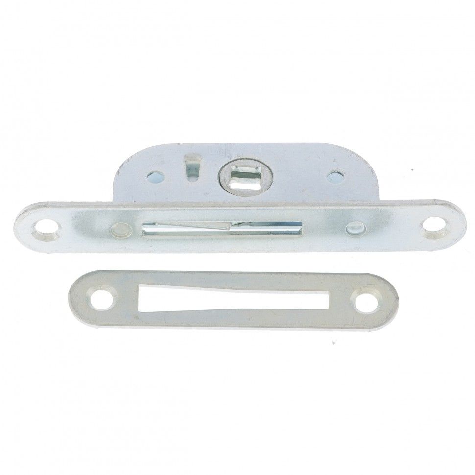 Завертка врезная ЗР2-2 с планкой, цинк, 5 шт, (Металлист)