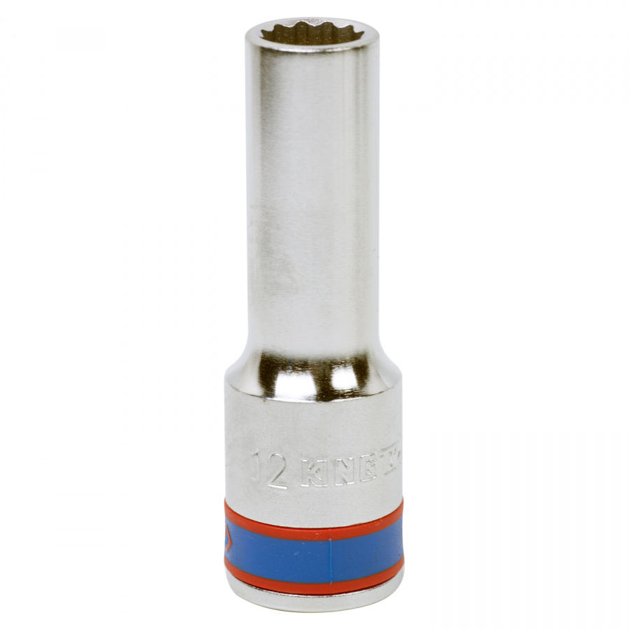 Головка торцевая глубокая двенадцатигранная 1/2", 12 мм KING TONY 423012M