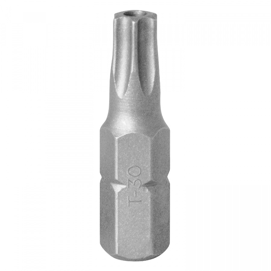 Вставка (бита) торцевая 1/4", Torx, T30, L = 25, с отверстием KING TONY 102530U