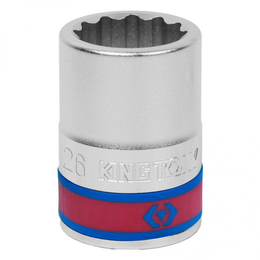 Головка торцевая стандартная двенадцатигранная 3/4", 26 мм KING TONY 633026M