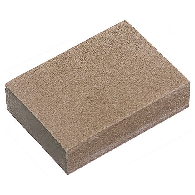 Губка для шлифования, 100 х 70 х 25 мм, средняя жестк, 3 шт, P 60/80, P 60/100, P 80/120 Matrix