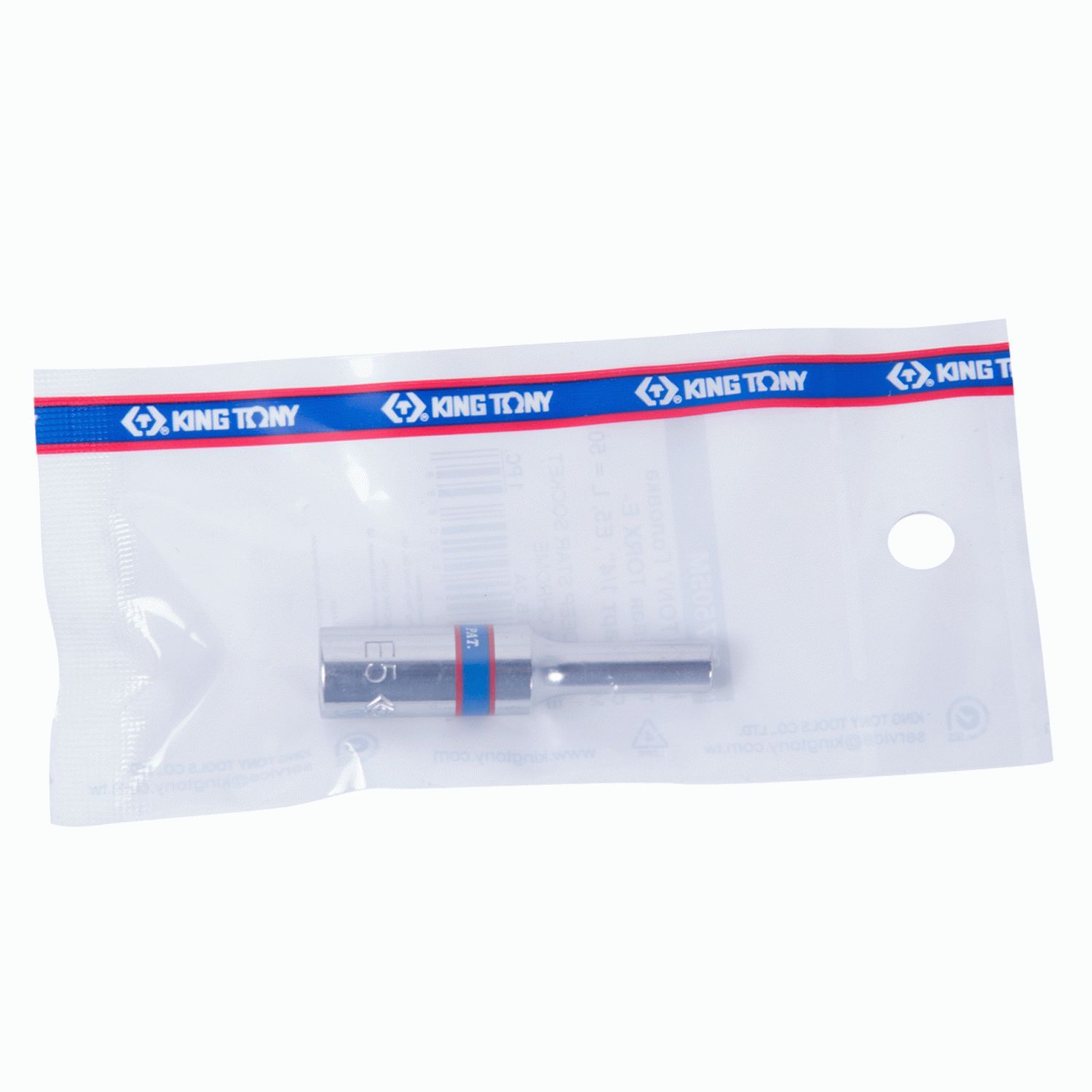 Головка торцевая TORX Е-стандарт 1/4", E6, L = 50 мм KING TONY 227506M