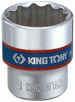 Головка торцевая стандартная двенадцатигранная 3/8", 6 мм KING TONY 333006M