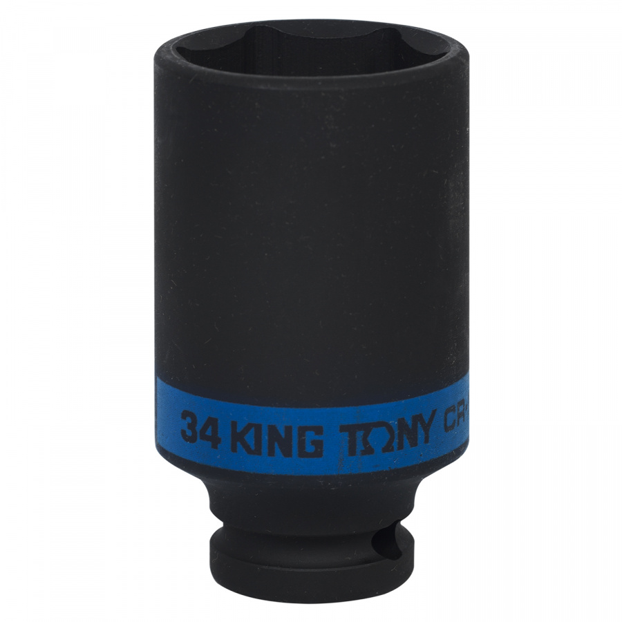 Головка торцевая ударная глубокая шестигранная 1/2", 34 мм KING TONY 443534M