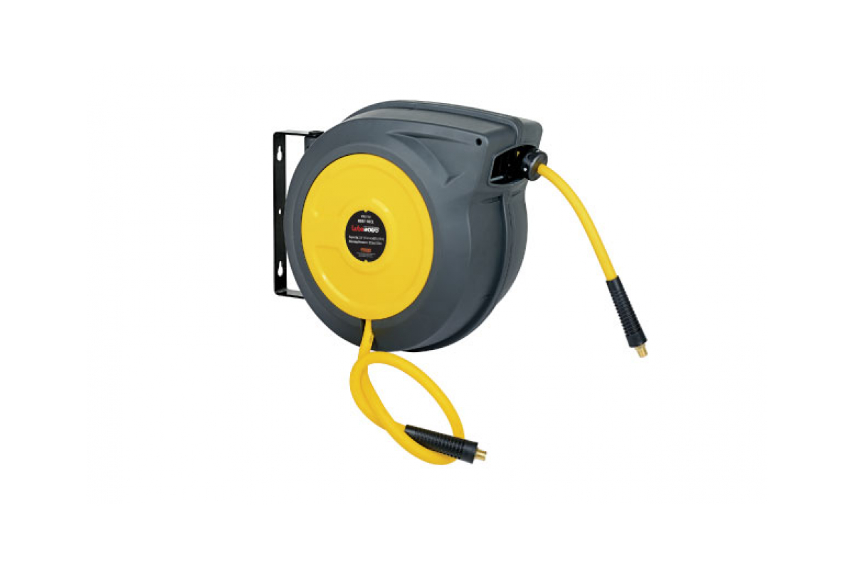 27527153 Пластиковая катушка со шлангом 15м , давлением до 20 bar, соединение 3/8 внутренний d 9,5 мм