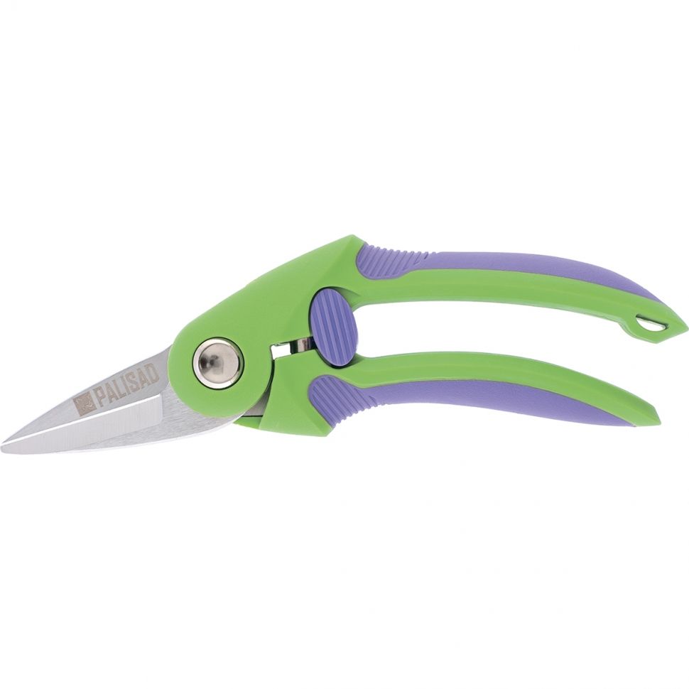 Секатор цветочный, 220 мм, двухкомпонентные рукоятки, Palisad