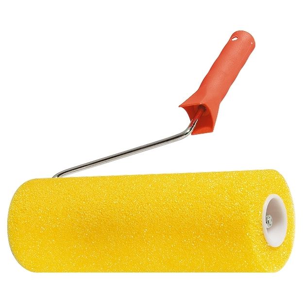 Валик "Структурный" поролоновый с ручкой, "гладкий", 230 мм, D 80 мм, D ручки 6 мм MTX