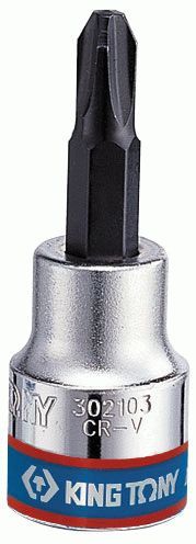 Насадка (бита) торцевая 3/8", Phillips, PH2, L = 50 мм KING TONY 302102
