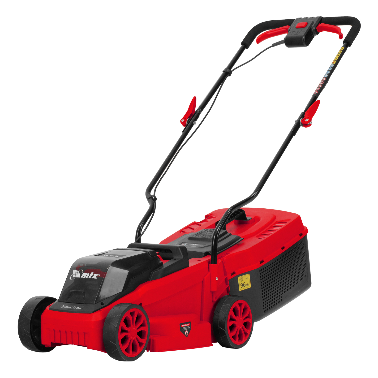 Газонокосилка аккумуляторная бесщеточная CLM-320, 320 мм, травосб. 30 л, Li-Ion, 20 В MTX