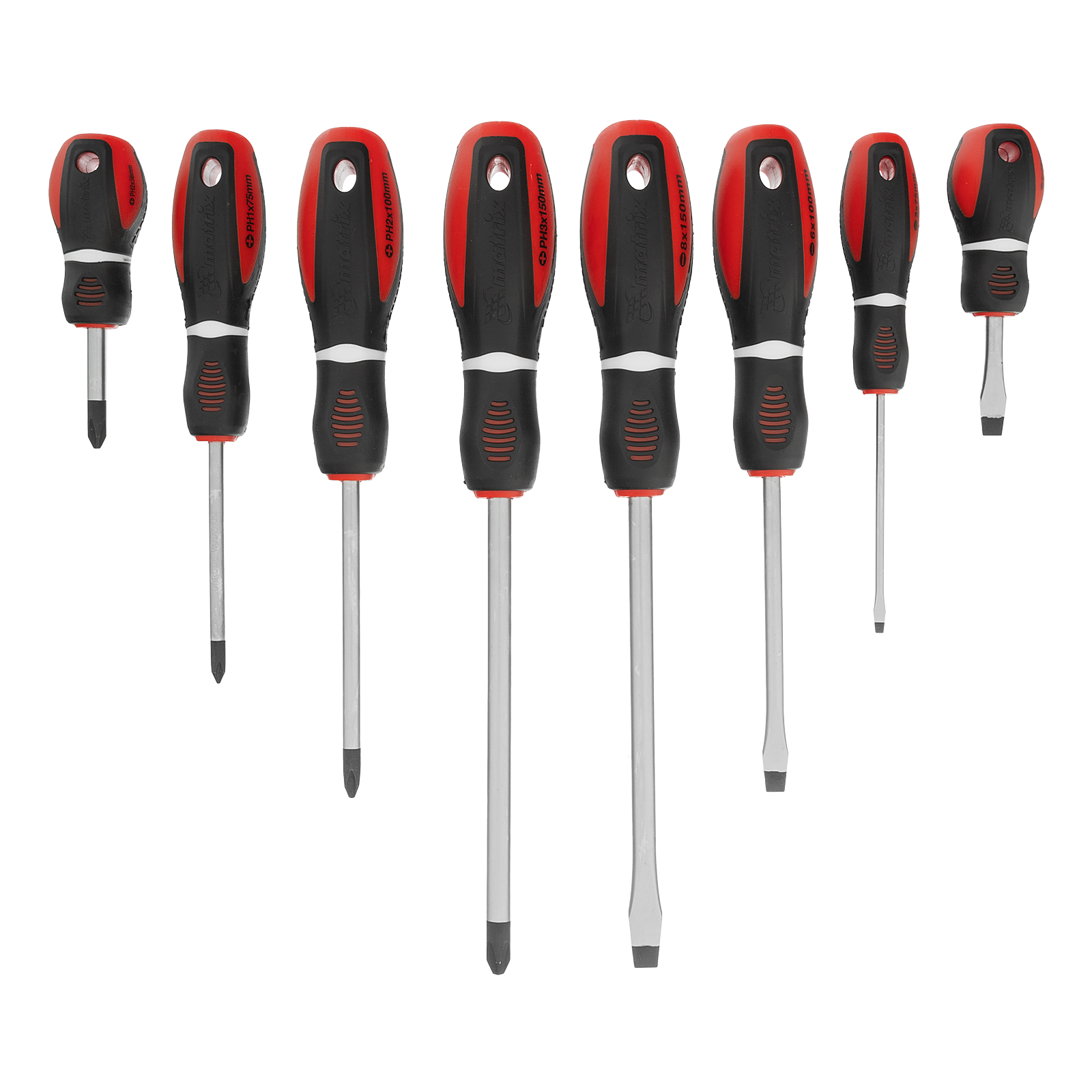 Набор отверток "Era", 8 шт, CrV, трехкомпонентная рукоятка Matrix