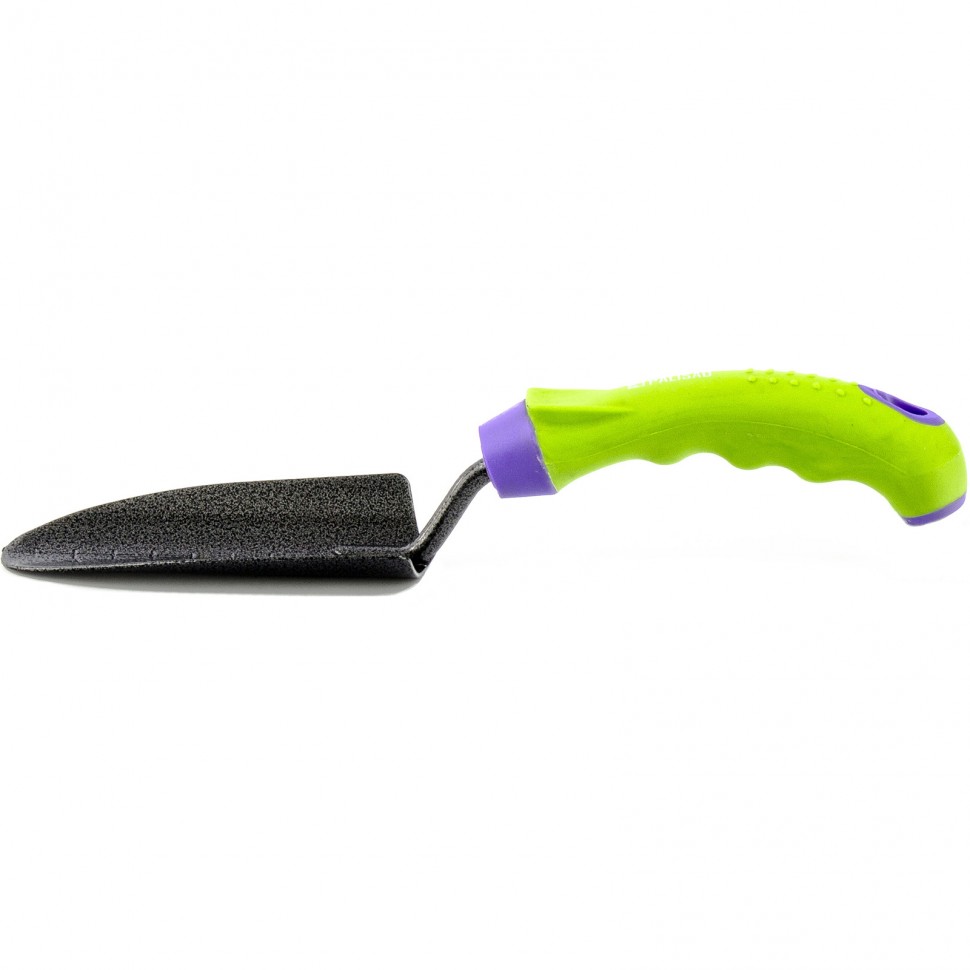 Совок посадочный узкий, 65 х 300 мм, стальной, обрезиненная эргономичная рукоятка, Era, Palisad