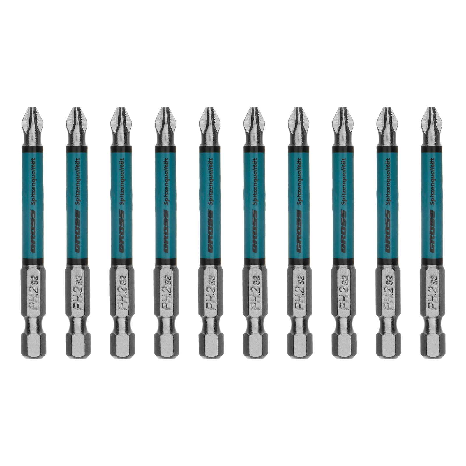 Бита PH2х70мм, сталь S2, кругл., отрывн., 10 шт. Gross