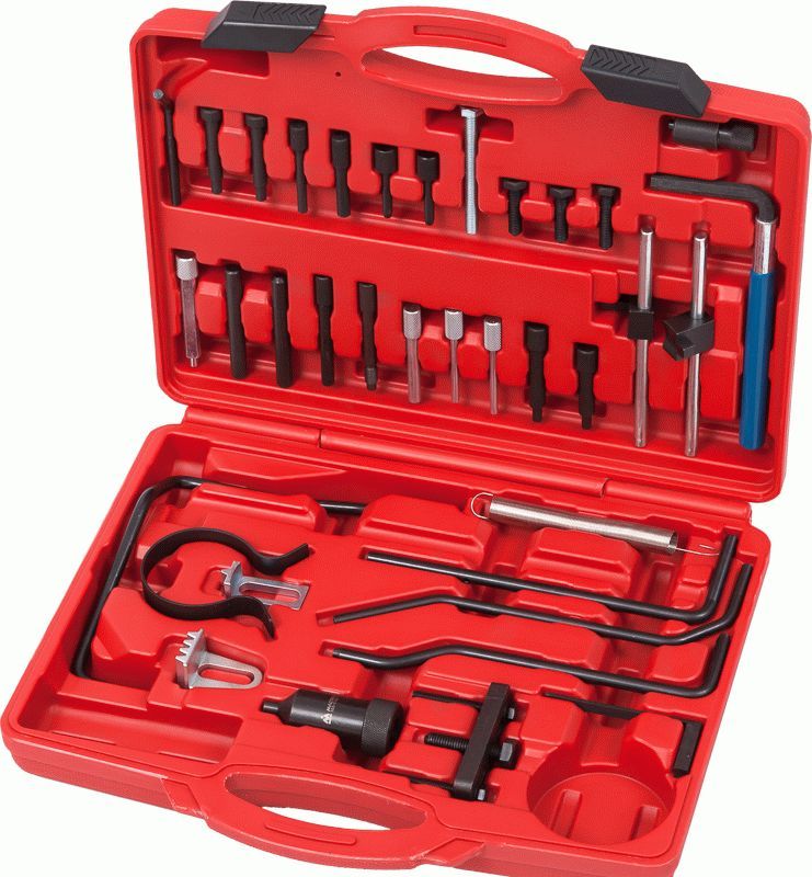 Набор фиксаторов распредвала / коленвала, CITROEN / PEUGEOT, кейс, 35 предметов МАСТАК 103-21601C