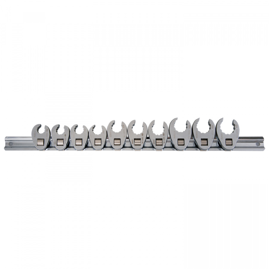 Набор разрезных ключей 3/8" (воронья лапка), 10-19 мм, 10 предметов KING TONY 1E10MR