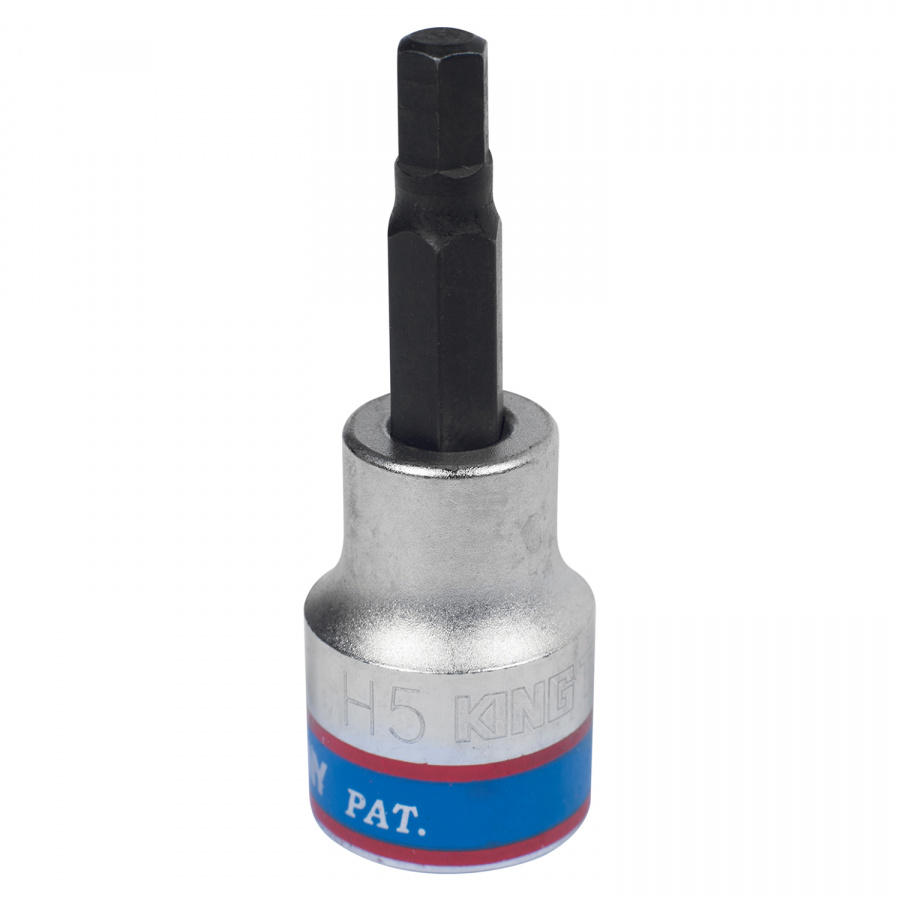 Насадка (бита) торцевая 3/8", Hex, 5 мм, L = 50 мм KING TONY 302505